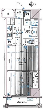 シティインデックス武蔵小山の物件間取画像